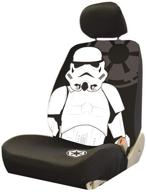 универсальное сидение для автомобилей, грузовиков и внедорожников - накидка plasticolor star wars stormtrooper с низкой спинкой. логотип