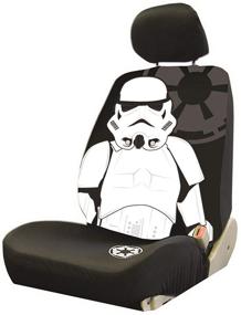 img 1 attached to Universal Fit Car Truck SUV Seat Cover - Plasticolor Star Wars Stormtrooper Low Back