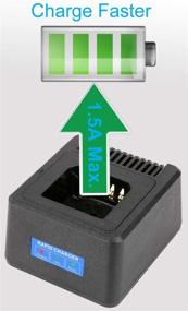 img 1 attached to 🔌 High-Speed Charger for Motorola Radios XPR & APX Series - XPR6350, XPR7350, XPR7550 & More!