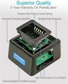 img 3 attached to 🔌 High-Speed Charger for Motorola Radios XPR & APX Series - XPR6350, XPR7350, XPR7550 & More!