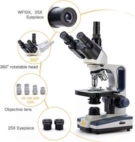 img 3 attached to Siedentopf Research Grade Trinocular Microscope with Enhanced Magnification