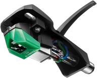 оживите свой виниловый опыт с помощью набора audio-technica at-vm95e/h turntable headshell/cartridge combo kit - выпуск "ярко-зеленый! логотип