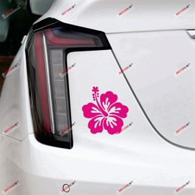 img 3 attached to 3S MOTORLINE Hibiscus Hawaiian Sticker