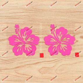 img 4 attached to 3S MOTORLINE Hibiscus Hawaiian Sticker