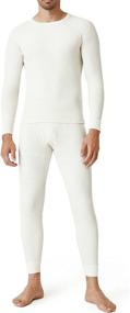 img 4 attached to 👕 LAPASA Premium Waffle Knit Thermal Underwear Set for Men - Long Sleeve Top & Bottom Long Johns (Thermoflux M60)