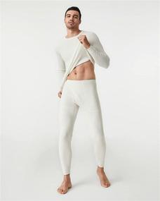 img 2 attached to 👕 LAPASA Premium Waffle Knit Thermal Underwear Set for Men - Long Sleeve Top & Bottom Long Johns (Thermoflux M60)