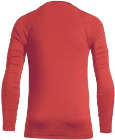 img 3 attached to 👕 Молодежные компрессионные спортивные майки BALEAF: термо-базовый слой с длинным рукавом для мальчиков и девочек