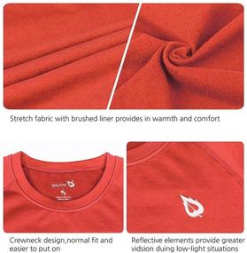 img 2 attached to 👕 Молодежные компрессионные спортивные майки BALEAF: термо-базовый слой с длинным рукавом для мальчиков и девочек