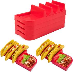 img 4 attached to Convenient and Durable 🍽️ Holder for Large Plastic Party Plates