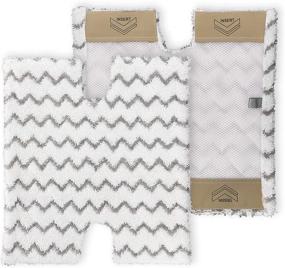 img 4 attached to High-Quality Replacement Pads for Shark Lift-Away Pro Steam Pocket Mop - 2 Pack