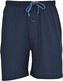 img 2 attached to 🩳 Hanes Men's 2-Pack Cotton Lounge Drawstring Knit Shorts: Comfortable Waistband & Pockets