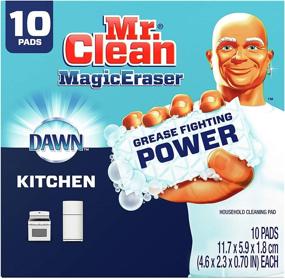 img 4 attached to 🧽 10 Count Mr. Clean Magic Eraser Cleaning Pads with Durafoam - Optimized for Oven, Kitchen, and Shoe Cleaning