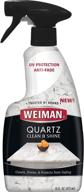 🧽 weiman quartz countertop cleaner and polish with uv protection- sparkle and protect your quartz countertops and stone surfaces логотип