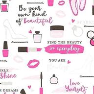 🌸 motivational print tissue paper for gift bags: be your own kind of beauty, 20" x 30", pack of 20 logo