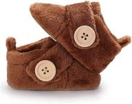 warm non-skid soft sole winter booties for newborns: benhero baby crib cozy fleece shoes logo