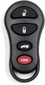 img 1 attached to 🔒 Enhance Your Car Security with the uxcell 4 Button Replacement Keyless Entry Remote Control Fob Clicker GQ43VT17T for Dodge