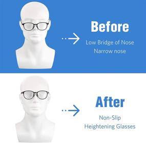 img 1 attached to 20 Pairs 2.5mm Butterfly Shape Soft Silicone Nose Pads: Non-Slip Adhesive TR-90 Eyewear Pads for Eyeglasses, Sunglasses & Spectacles (Clear White)