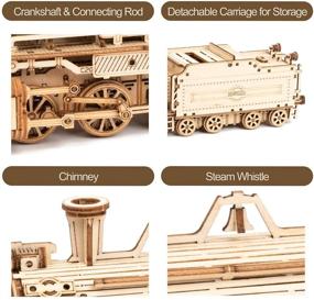 img 2 attached to 🧩 ROKR Adults Mechanical Kits: Uniquely Challenging Brain Puzzles & Vehicle Kits