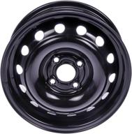 dorman - oe solutions 939-162 black wheel with painted finish (14 x 5.5 inches /4 x 100 mm, 43 mm offset) - high-quality wheel upgrade for enhanced performance logo