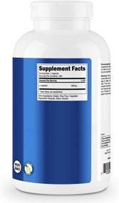 img 1 attached to 💊 Nutricost L-Arginine 500mg - 300 Capsules: Gluten-Free & Non-GMO Supplement