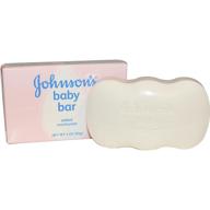 johnson's baby face and body soap bar - 3 oz, 3 pack (003262): gentle cleanse for delicate skin logo