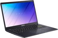 самый новый ноутбук asus e410 14 дюймов тонкий и легкий на основе intel celeron n4020 (до 2,8 ггц), 4 гб оперативной памяти ddr4, 128 гб emmc, wifi, bluetooth, hdmi, веб-камера, удаленная работа, голубой, windows 10 s+ allyflex mp логотип