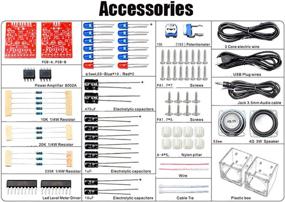 img 2 attached to 🔊 BONATECH 3W Прозрачный стерео динамик Набор для сборки: Усовершенствованный звуковой усилитель в прозрачном корпусе