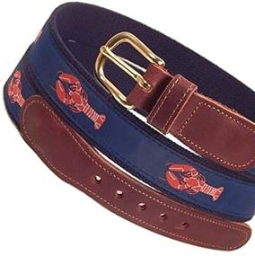 img 1 attached to Preston Leather Ribbon Buckle NAUTIVAL Men's Accessories