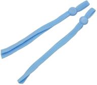 🧵 dgol sewing elastic string bands - 100 pcs adjustable diy ear loop stretch cord for masks in light blue logo