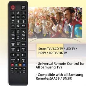 img 2 attached to Universal Replacement Remote Control for Samsung Smart TVs - Compatible with LCD, LED, HDTV, and 3D Smart TVs