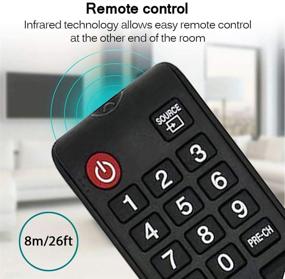 img 1 attached to Universal Replacement Remote Control for Samsung Smart TVs - Compatible with LCD, LED, HDTV, and 3D Smart TVs