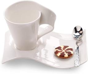 img 4 attached to Villeroy Boch Wave Caffe Mug Set