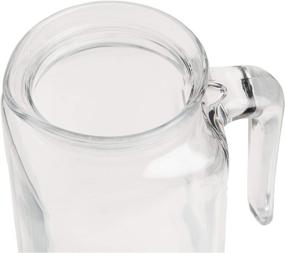 img 1 attached to 🥤 Bormioli Rocco Glass Frigoverre Jug: Clear 1 Liter Pitcher with Airtight Lid - Perfect for Water, Juice, Iced Coffee & Iced Tea