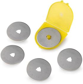 img 2 attached to High-Performance OLFA Tungsten Tool Steel Rotary Blades (Pack of 5) - Durable and Precise Cutting Tools