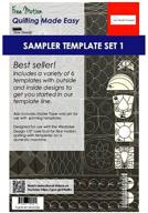 sew steady quilting template set: 6-piece high shank kit for precise stitching logo