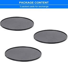 img 2 attached to 🚗 Woleyi 90mm Adhesive Mounting Disk, 3 Pack: Enhance Car GPS Dashboard Mounting Experience with Secure Sticky Pad for Large Suction Cup Mount