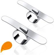 🍊 efficient and affordable stainless steel orange peeler set - easy fruit slicer, cutter, and remover - essential kitchen gadget for cooking and culinary enthusiasts logo