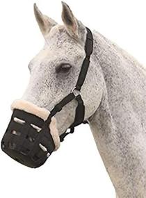 img 2 attached to 🐴 Deluxe Grass Muzzle for Horses by Shires