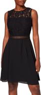 👗 stunning amazon brand - truth & fable women's mini lace a-line dress for a fashionable look logo