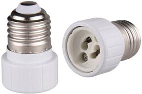 img 1 attached to 💡 Onite 71-Base E27-GU10-P10 White Edison Bayonet Adapter