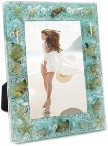 img 4 attached to FONMY 5x7 Seascape Beach Ocean Acrylic Picture Frame: Stunning Wall and Tabletop Decor for Memorial Gifts and Home