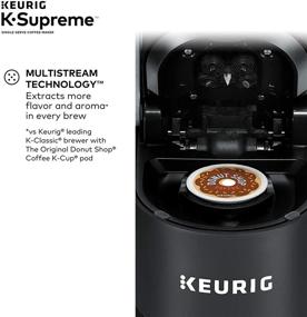 img 2 attached to ☕️ Кофеварка Keurig K-Supreme: одноразовый приготовитель с технологией MultiStream, резервуар на 66 унций и настраиваемыми параметрами в черном цвете.