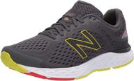 experience unparalleled comfort with new balance men's 680v6 cushioning running shoe logo