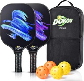 img 4 attached to DOKOU Pickleball Fiberglass Polypropylene Pickleballs Sports & Fitness