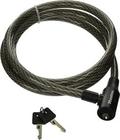 img 1 attached to 🚲 6ft Long Keyed Bike Lock - Master Lock Cable Lock (8155D)