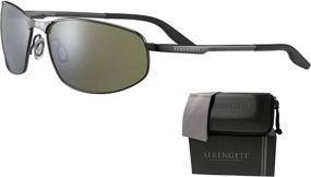 img 2 attached to Gunmetal Polarized Rectangle Sunglasses Complimentary