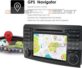 img 1 attached to 🚗 Enhance Your Mercedes Benz ML Class W164 with Android 10 Quad Core Car in Dash Radio with GPS Navigation, DVD Player, and 7" Car PC Stereo Head Unit