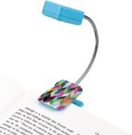 withit french bull clip on book light — ziggy — квадратная светодиодная лампа для чтения для книг и электронных книг логотип