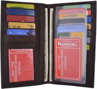 marshal sg_b000rzlvew_us checkbook holder wallet men's accessories and wallets, card cases & money organizers logo