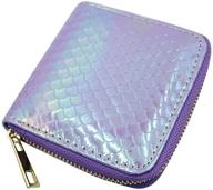 rarityus mermaid credit holder leather women's handbags & wallets and wallets logo